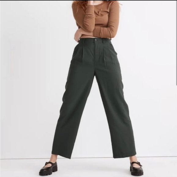 Madewell Pants - Madewell Barroway Crop wide leg pants